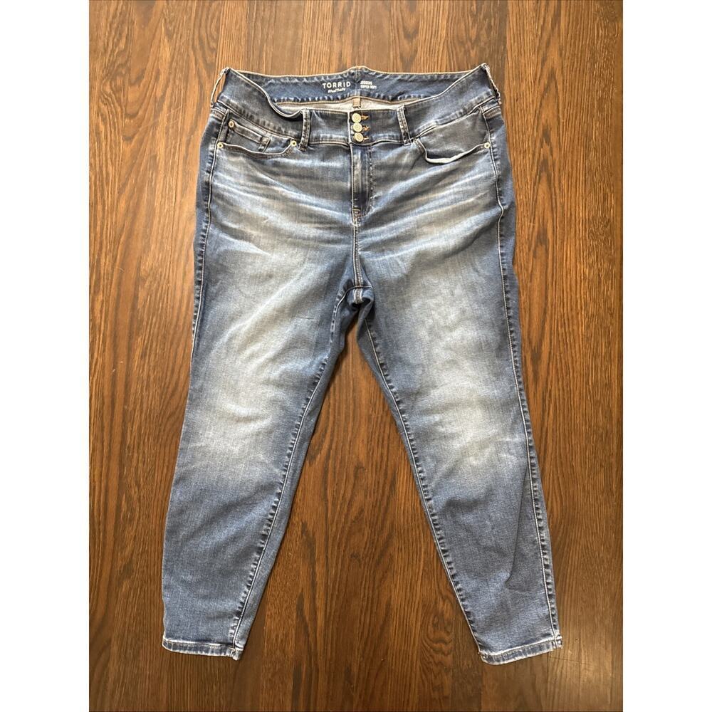 Torrid Blue Jegging Jeans Plus Size 20XS Cotton Blend Super Soft Stretch